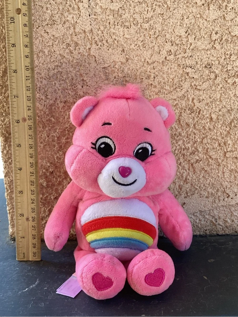2020 Cheer Bear Pink Rainbow Care Bear Plush